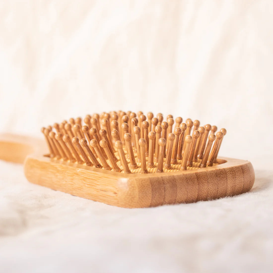 Natural Bamboo Hair Brush - Square