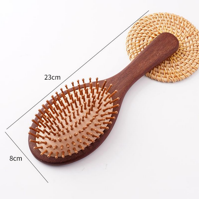 Red Sandalwood Paddle Hairbrush – Oval