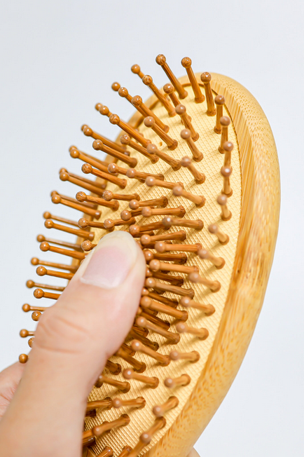 Natural Bamboo Hair Brush - Oval