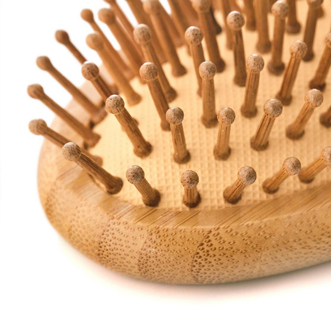 Natural Bamboo Hair Brush - Oval