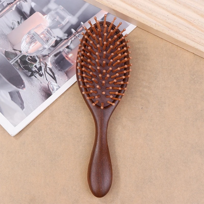 Premium Sandalwood Hairbrush - Oval