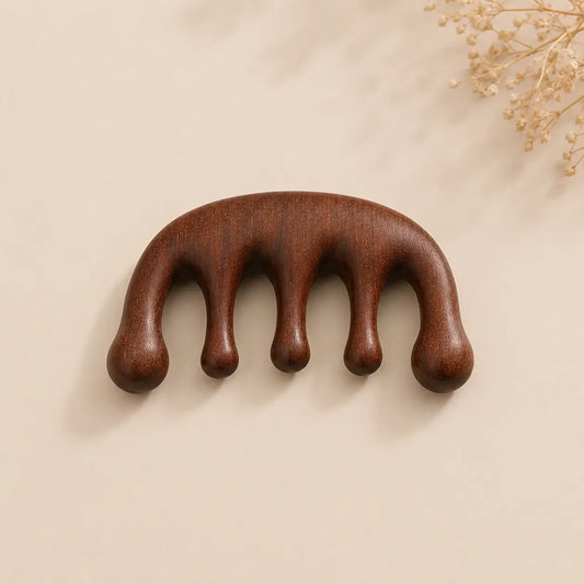 Natural Wooden Scalp Massager Comb