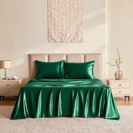 Premium Satin Silk Bedsheet