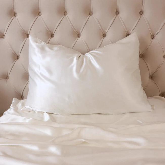 Pure Satin Silk Pillowcase – For Silky Hair
