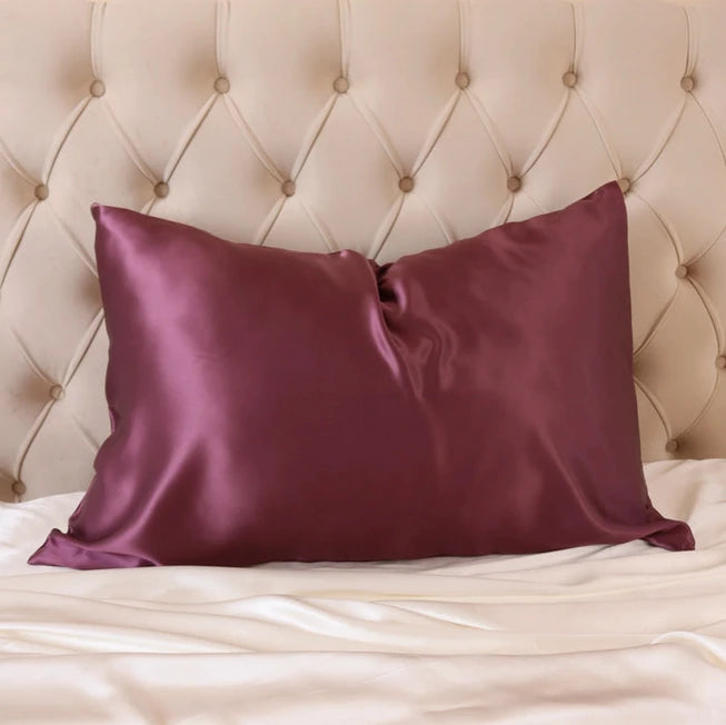 Pure Satin Silk Pillowcase – For Silky Hair