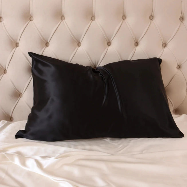 Pure Satin Silk Pillowcase – For Silky Hair
