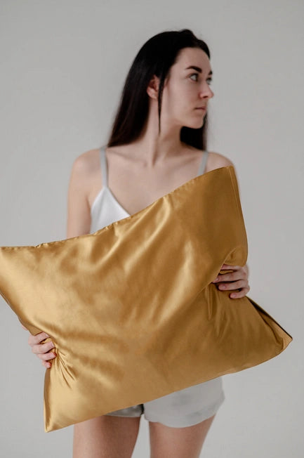 Pure Satin Silk Pillowcase – For Silky Hair & Glowing Skin