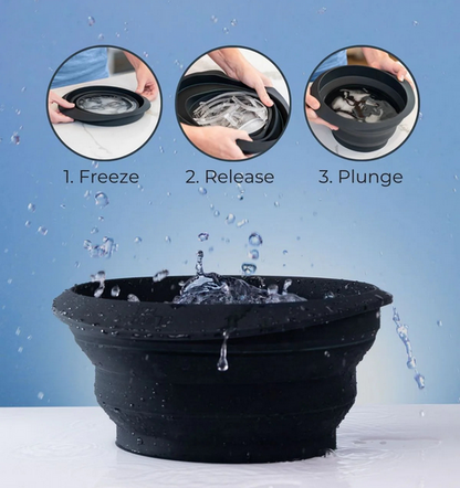 Facial Ice Bowl – Foldable & Travel-Friendly
