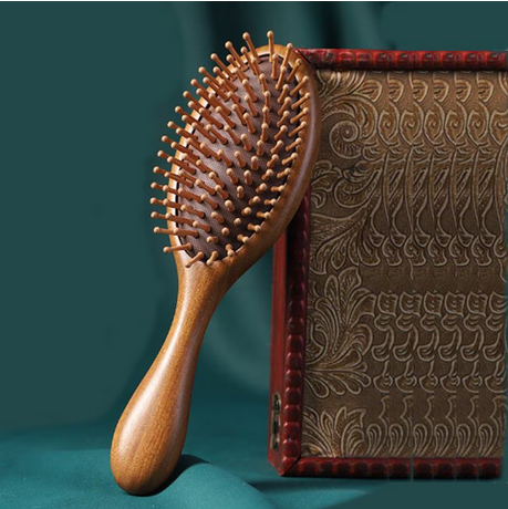 Premium Sandalwood Hairbrush - Oval